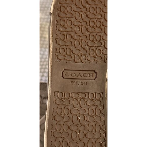 Coach Bonney Shearling Lined Hi Top sneakers Size 6B - Picture 10 of 10